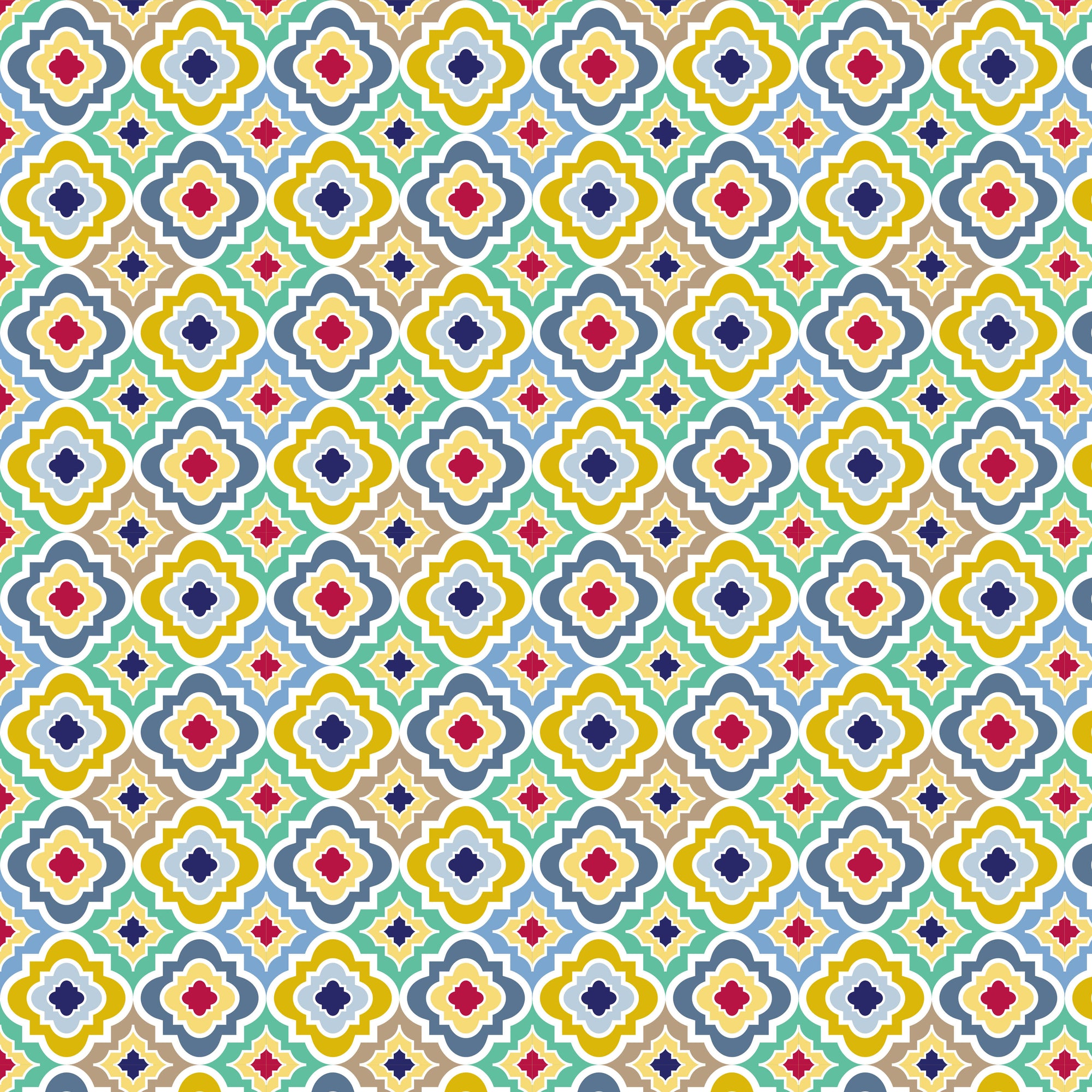 Moroccan Pattern printed vinyl