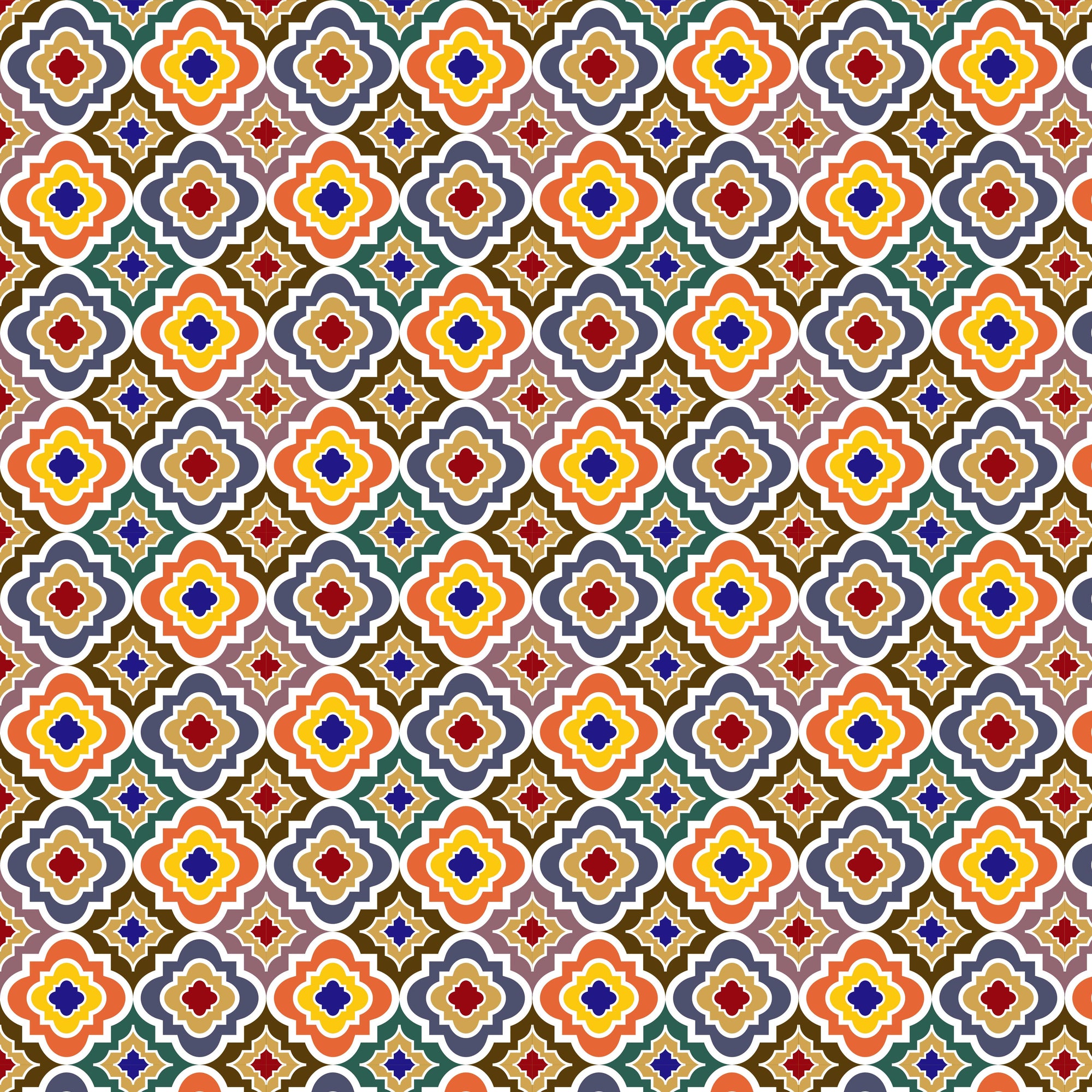 Moroccan Pattern printed vinyl