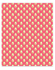 Faux Leather Sheet Avocado Print