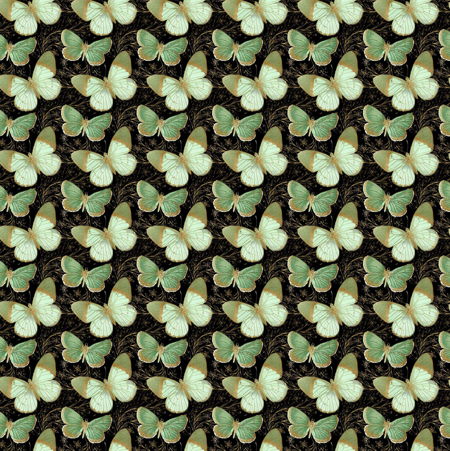 Butterfly pattern printed vinyl