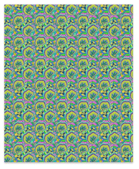Colorful Psychedelic 8 Faux Leather