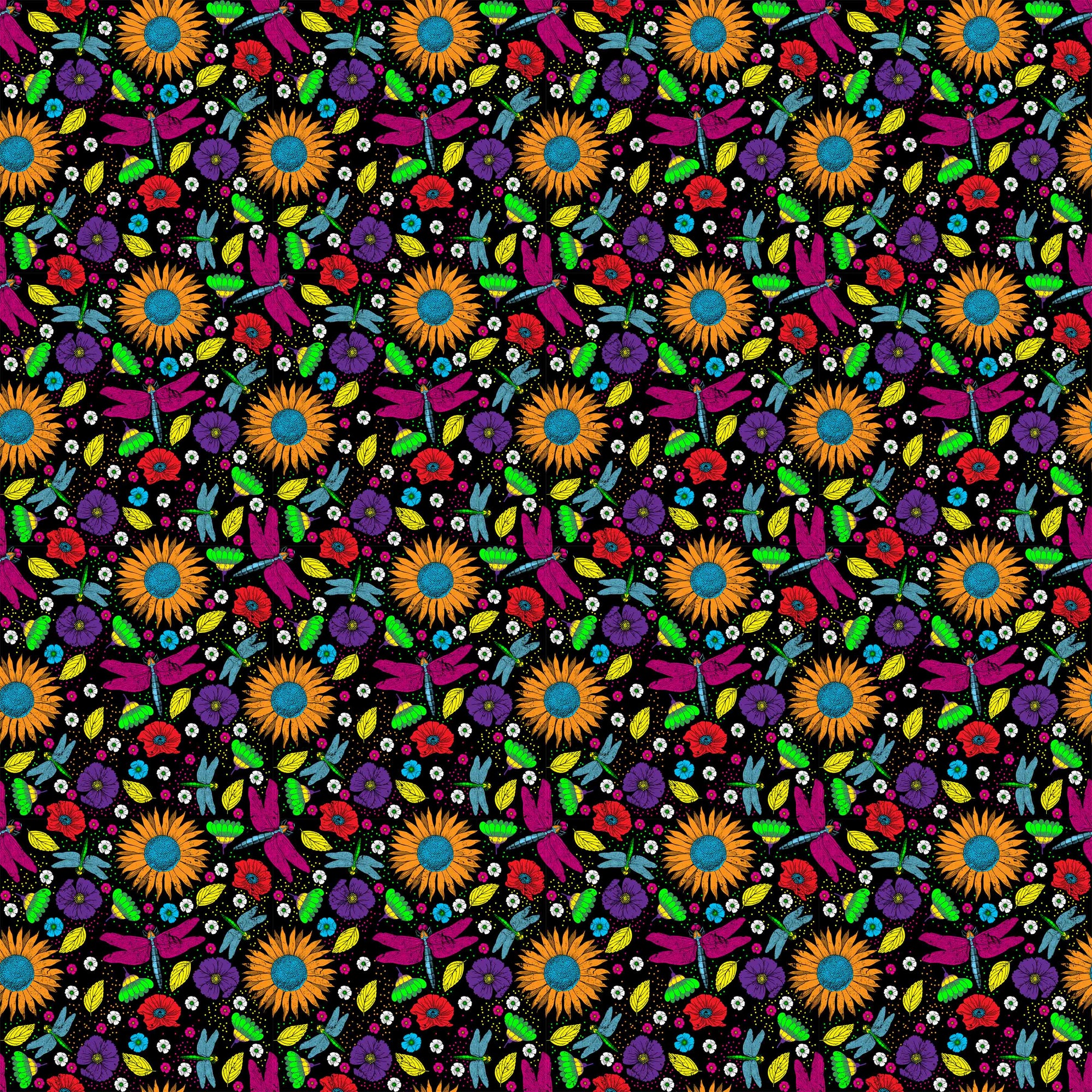 Colorful Dragonflies Vinyl