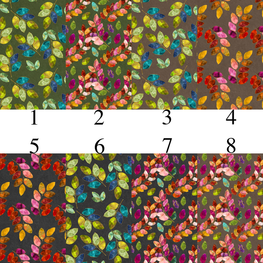 Colorful Leaves Patterns Vinyl