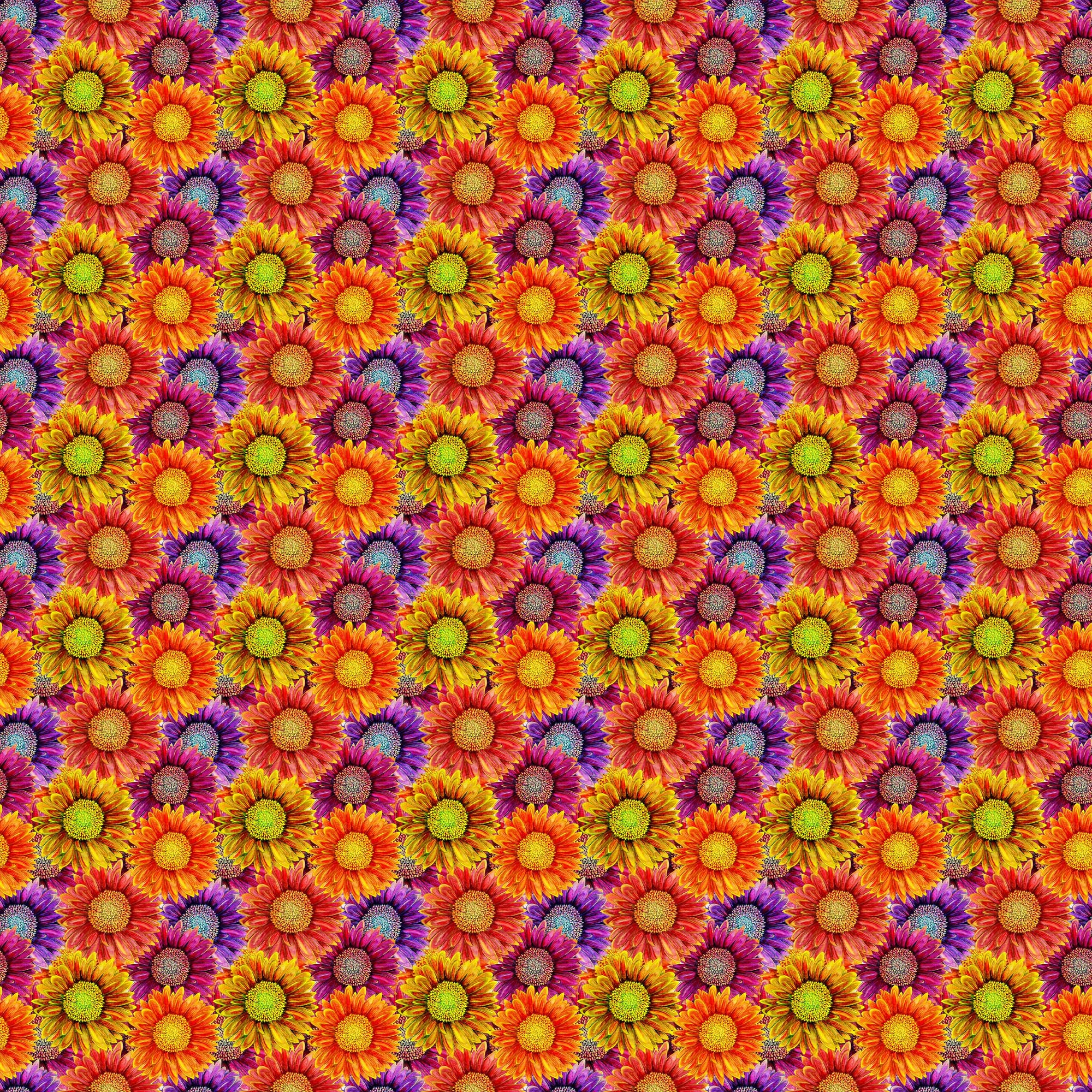 Colorful Sunflowers Vinyl