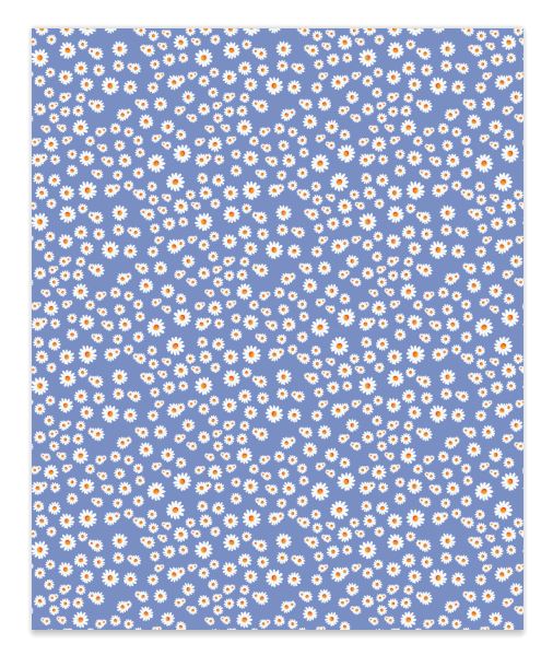 Daisy Flower 5 Faux Leather