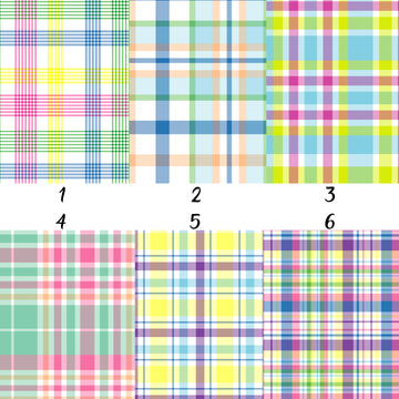 Easter Plaid Vinyl