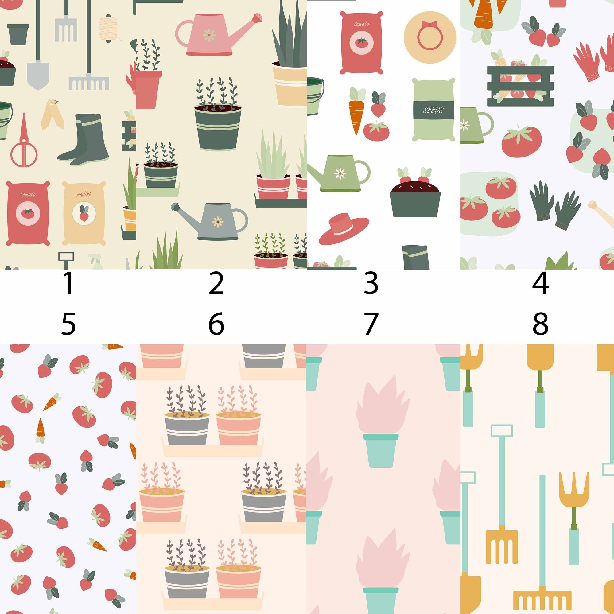 Garden Patterns Vinyl