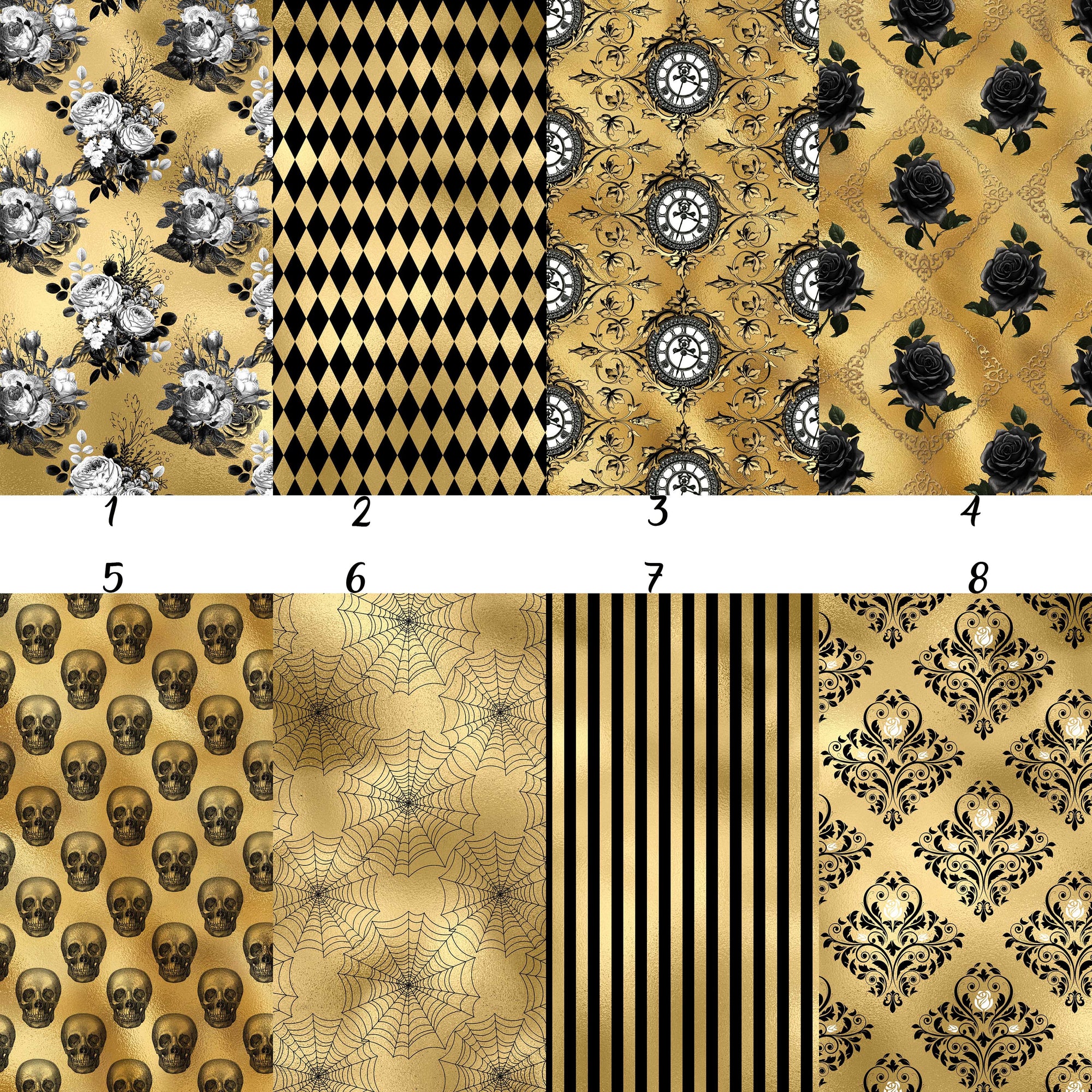 Gold Gothic Vinyl