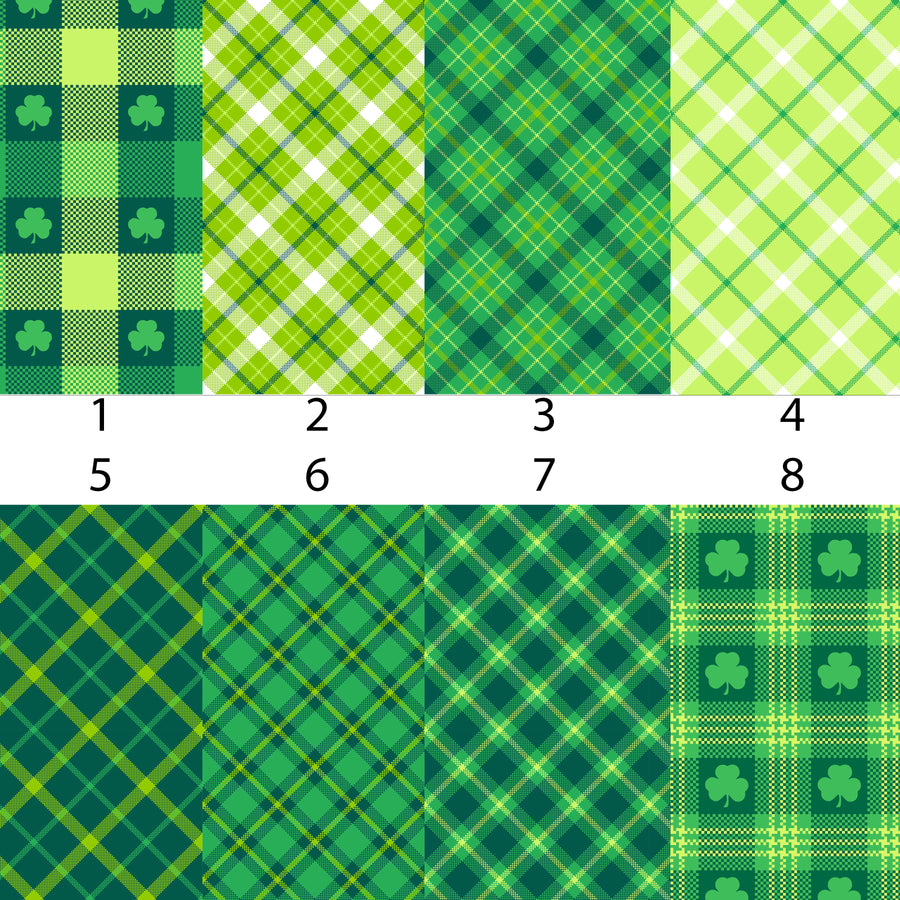 Green Plaid Vinyl