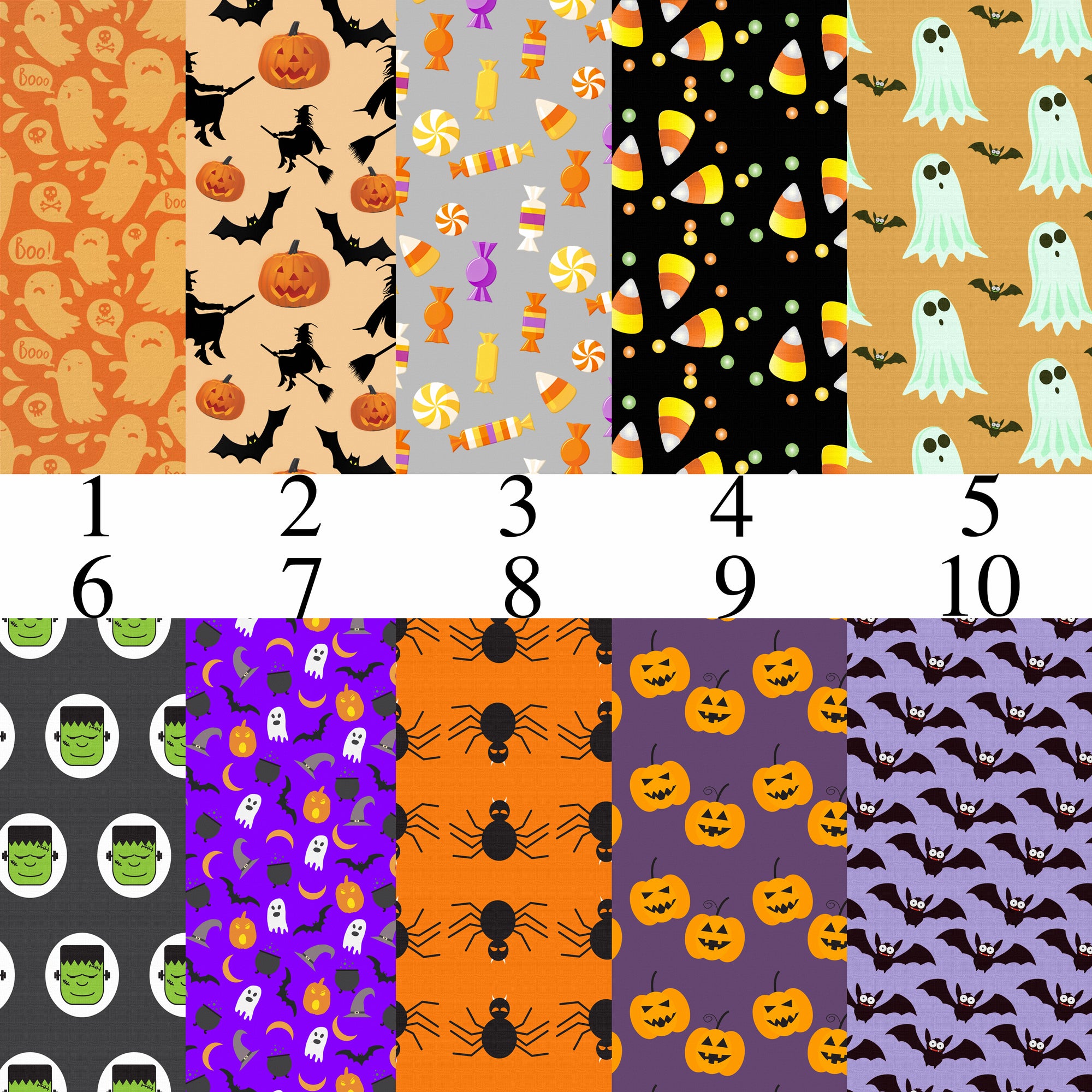 Halloween Patterns Vinyl