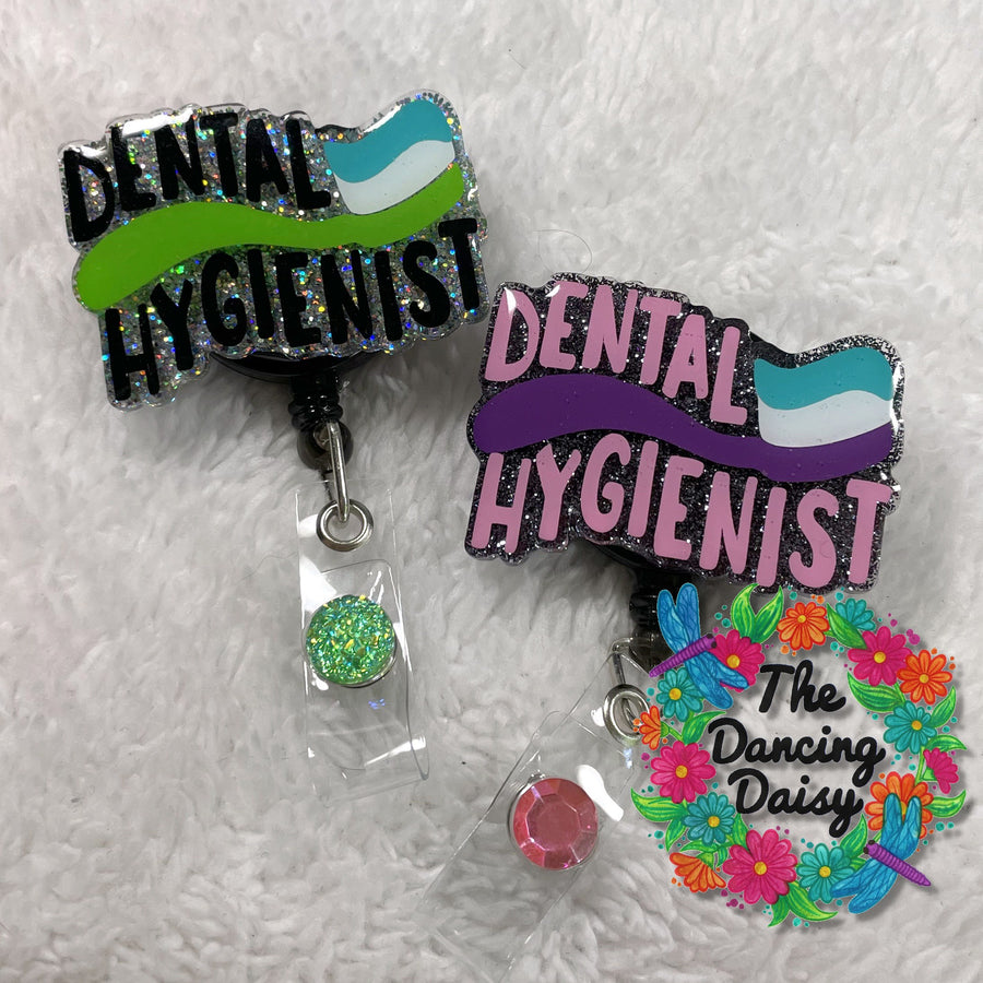 Dental Hygienist Badge Reel Blank