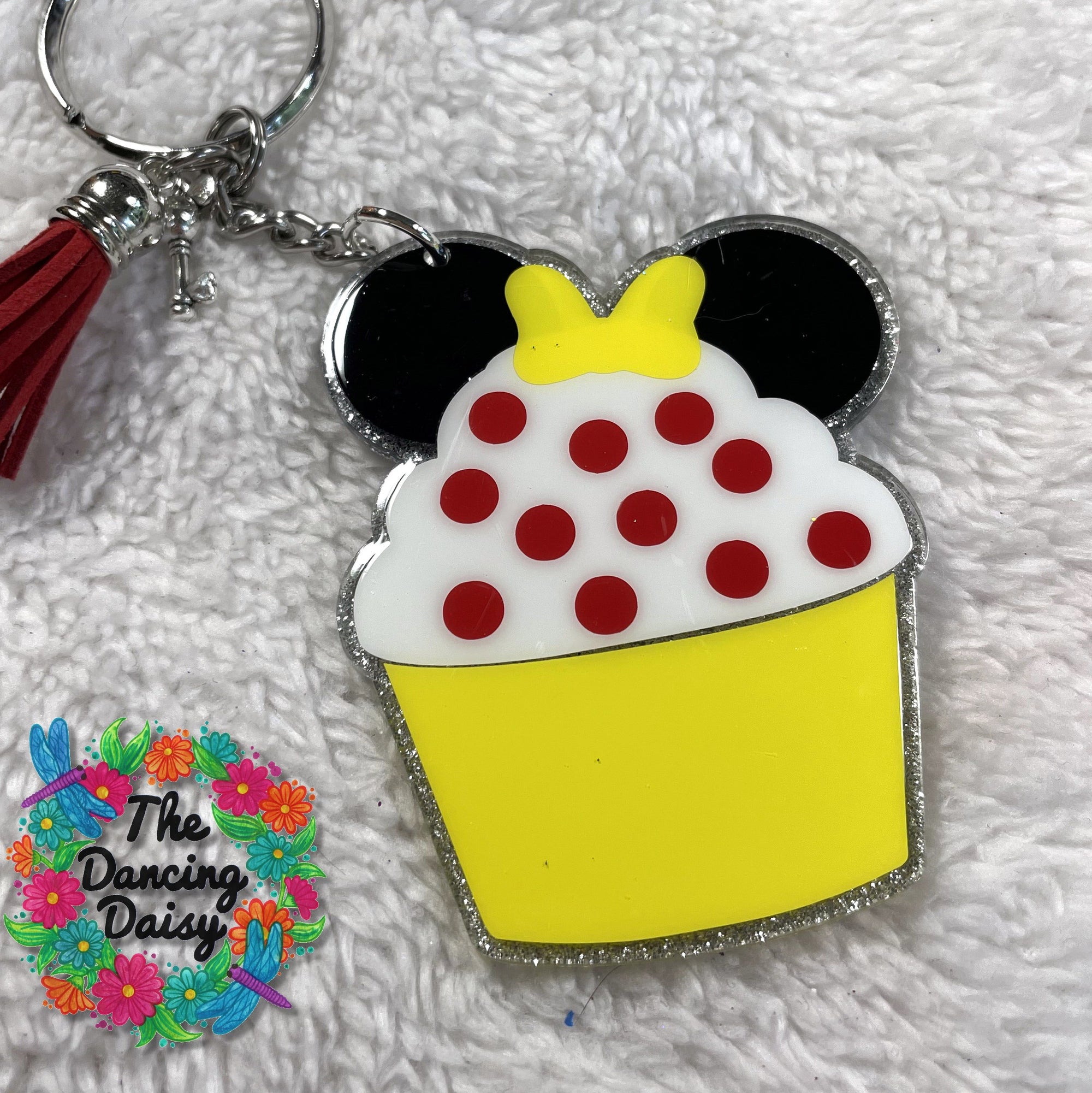 Minnie Cupcake Acrylic Blank