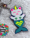 Mermaid Caticorn Acrylic Blank