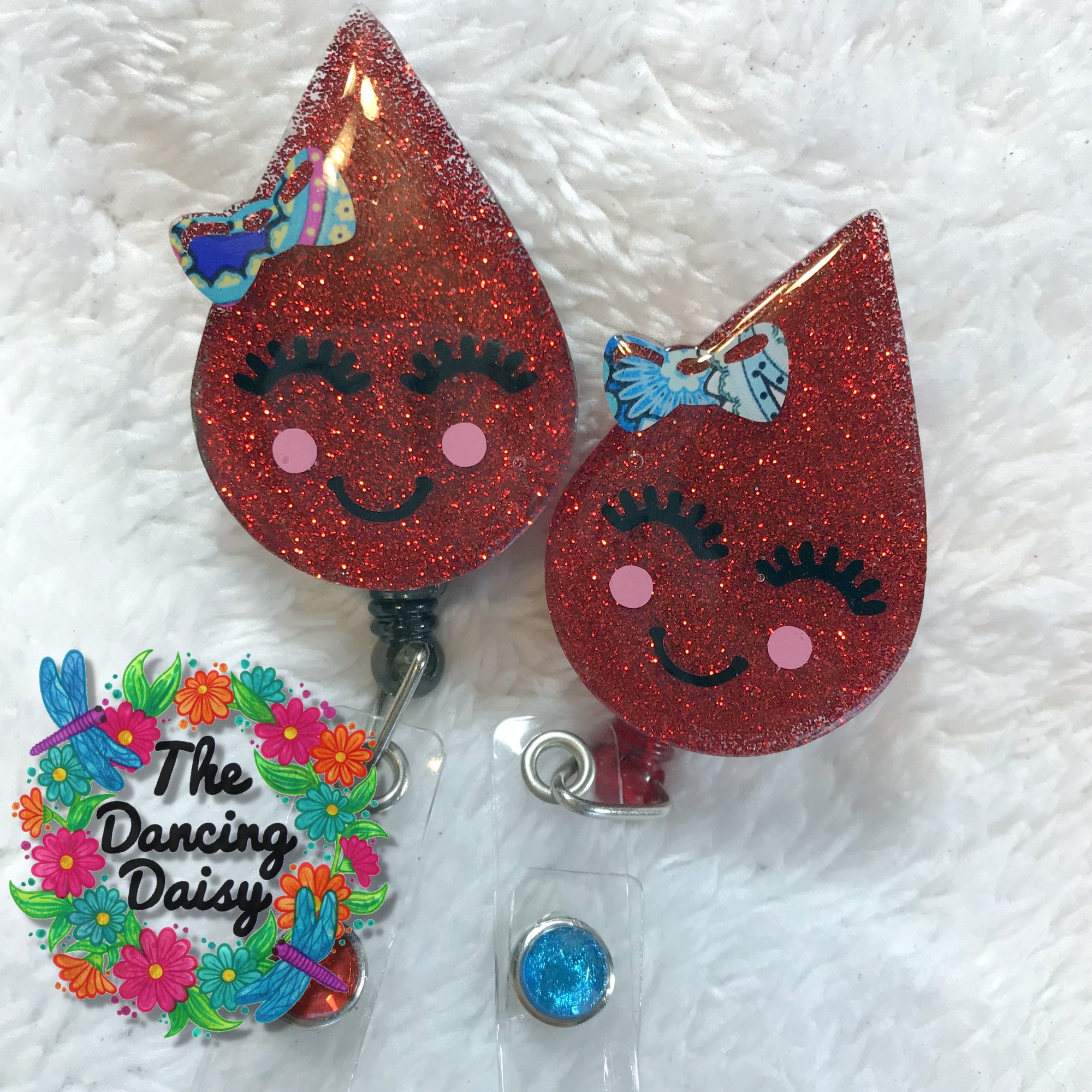 Blood Droplet Bow Acrylic Blank