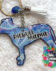 Pit Bull Terrier Uncropped Profile Acrylic Blank