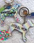 Pit Bull Terrier Uncropped Profile Acrylic Blank