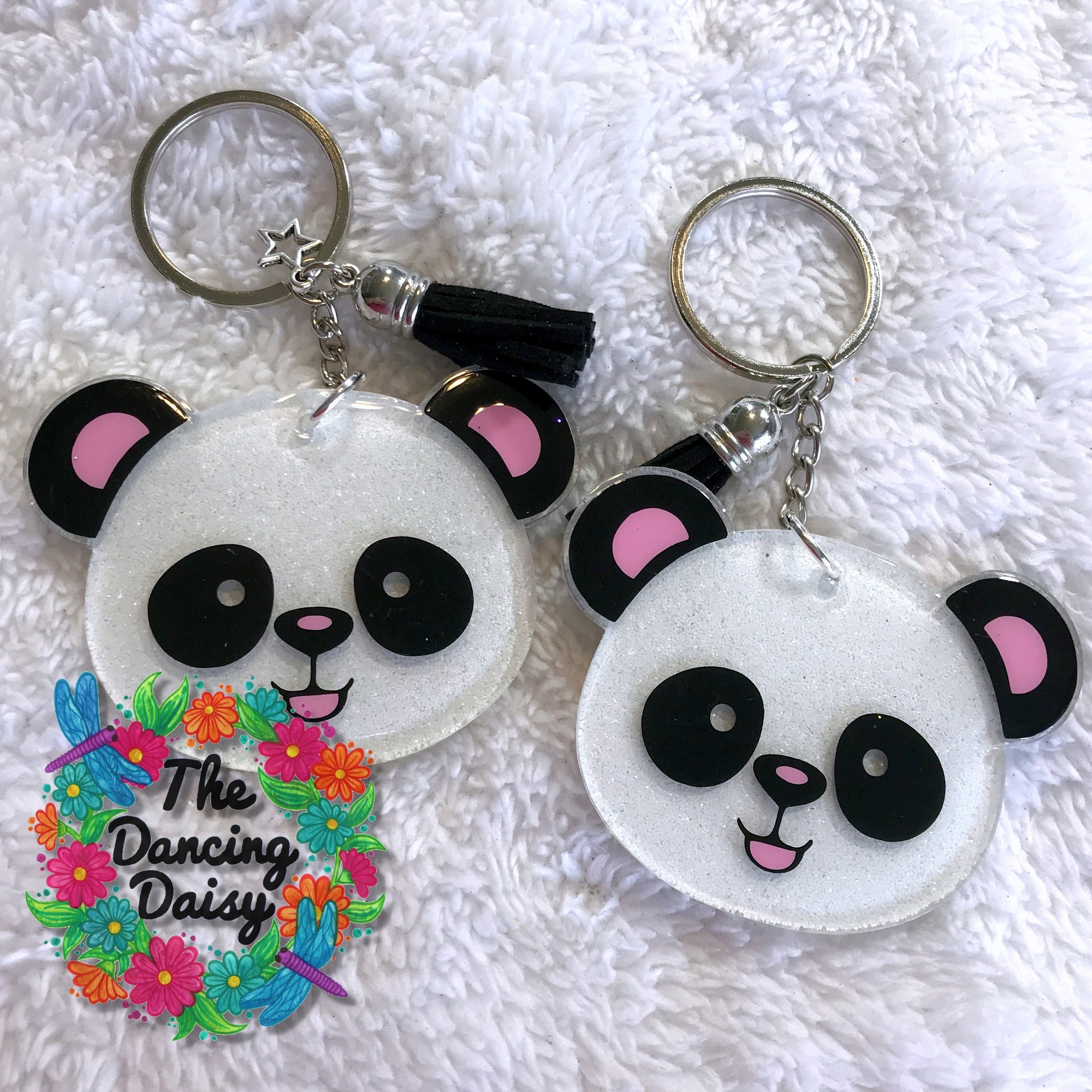 Panda Bear Face Acrylic Blank