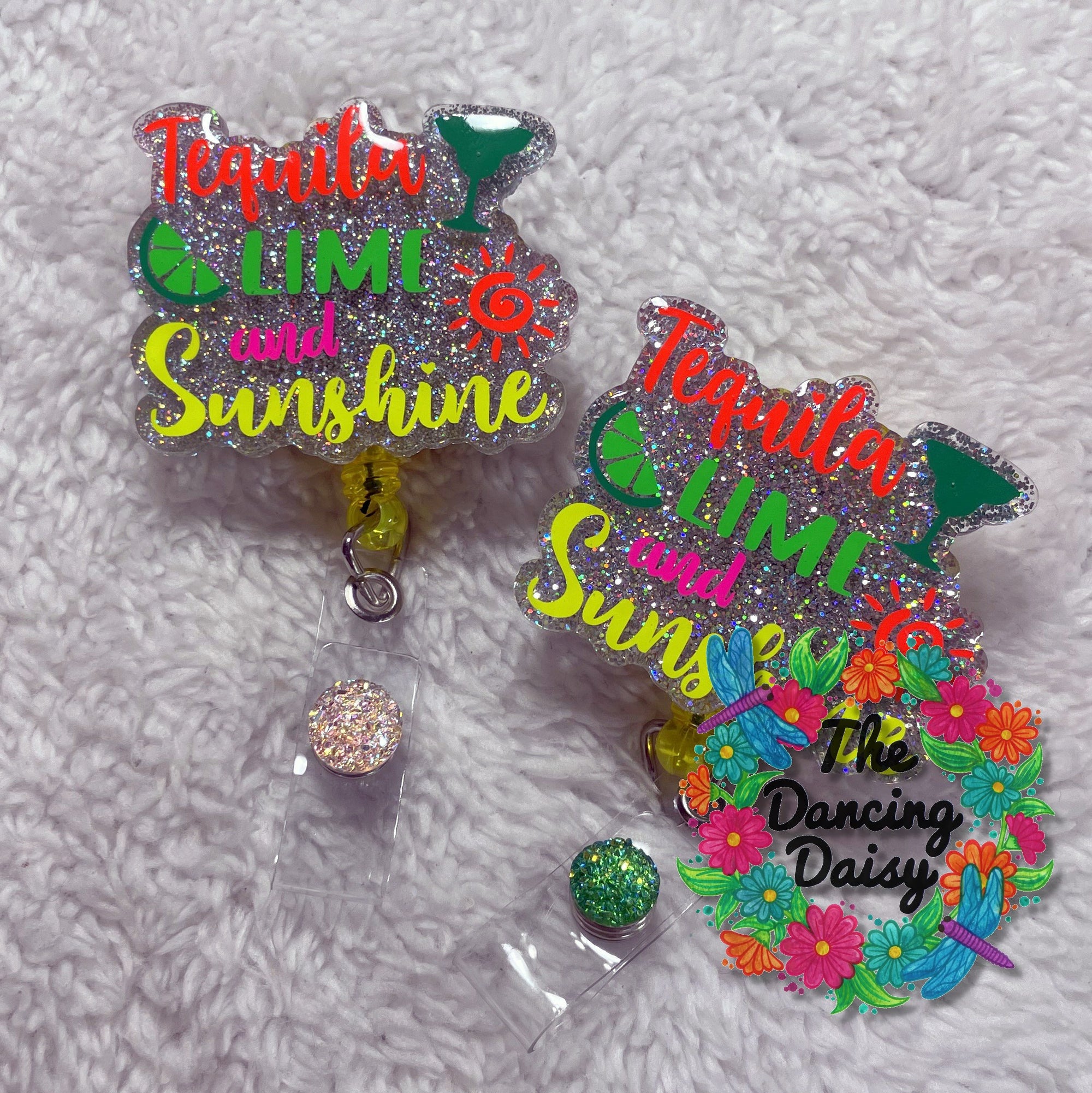 Tequila Lime Sunshine Badge Reel Blank