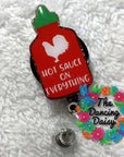 Hot Sauce Acrylic Blank