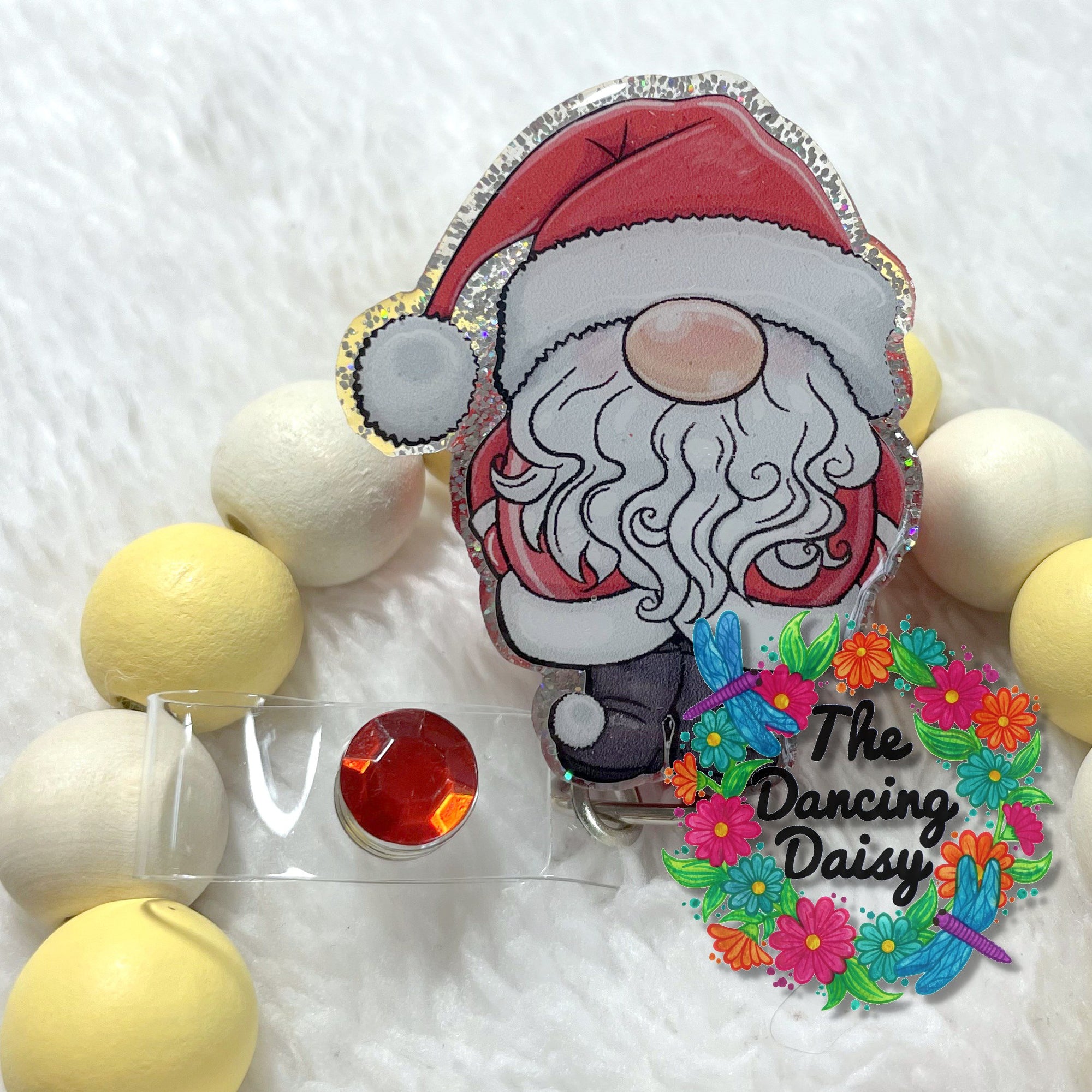 Santa Gnome Decal &amp; Acrylic Blank COMBO