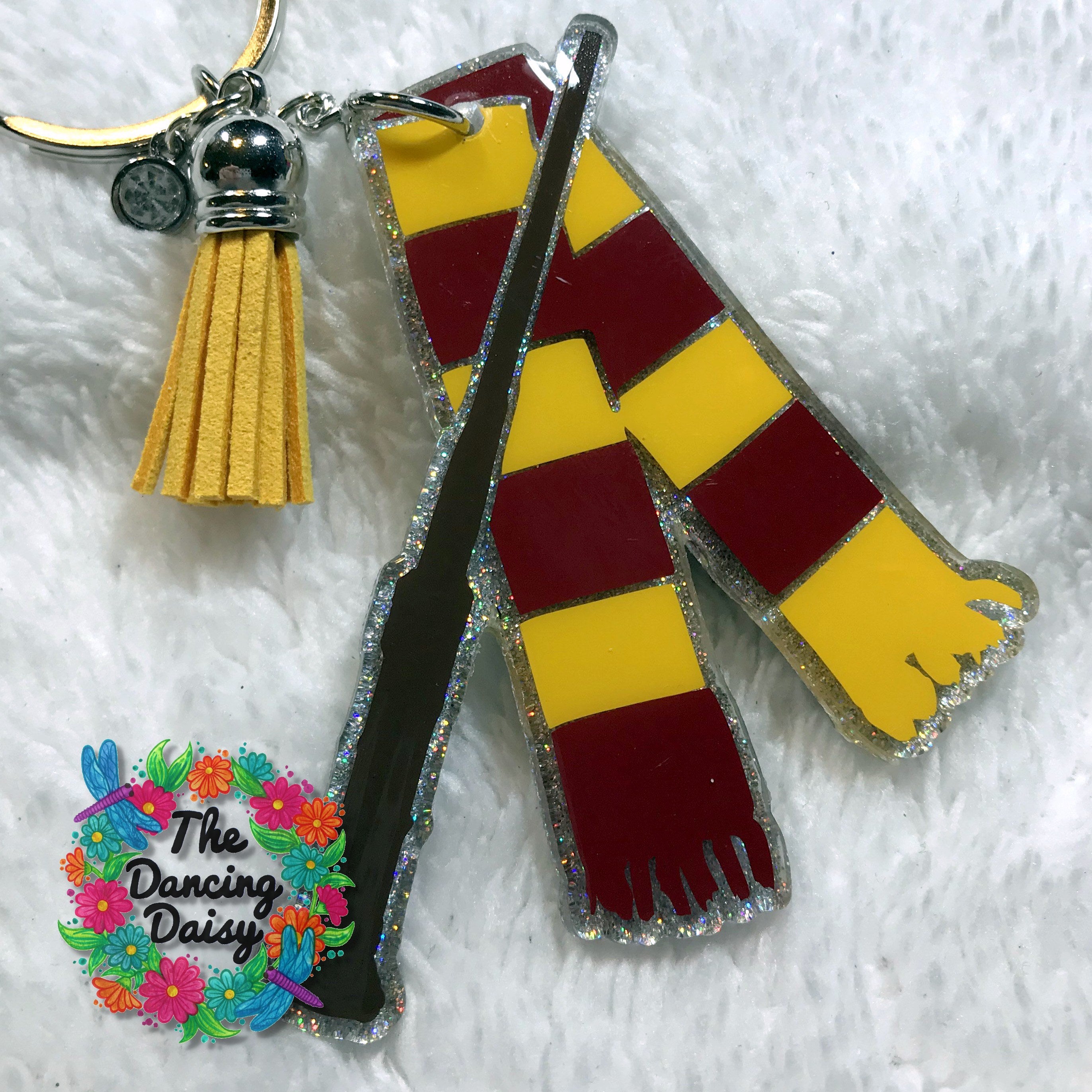 Wizard Wand Scarf Acrylic Key Chain Blank – Moxie Vinyls