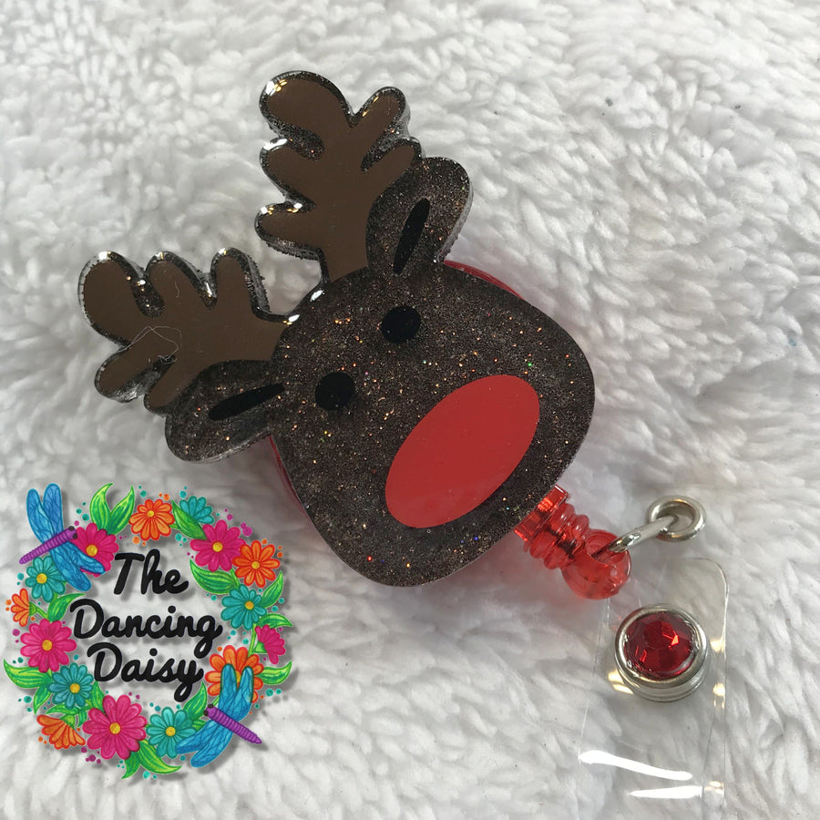 Cute Rudolph Reindeer Acrylic Blank