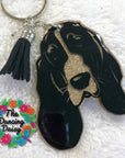 Basset Hound Face Acrylic Blank