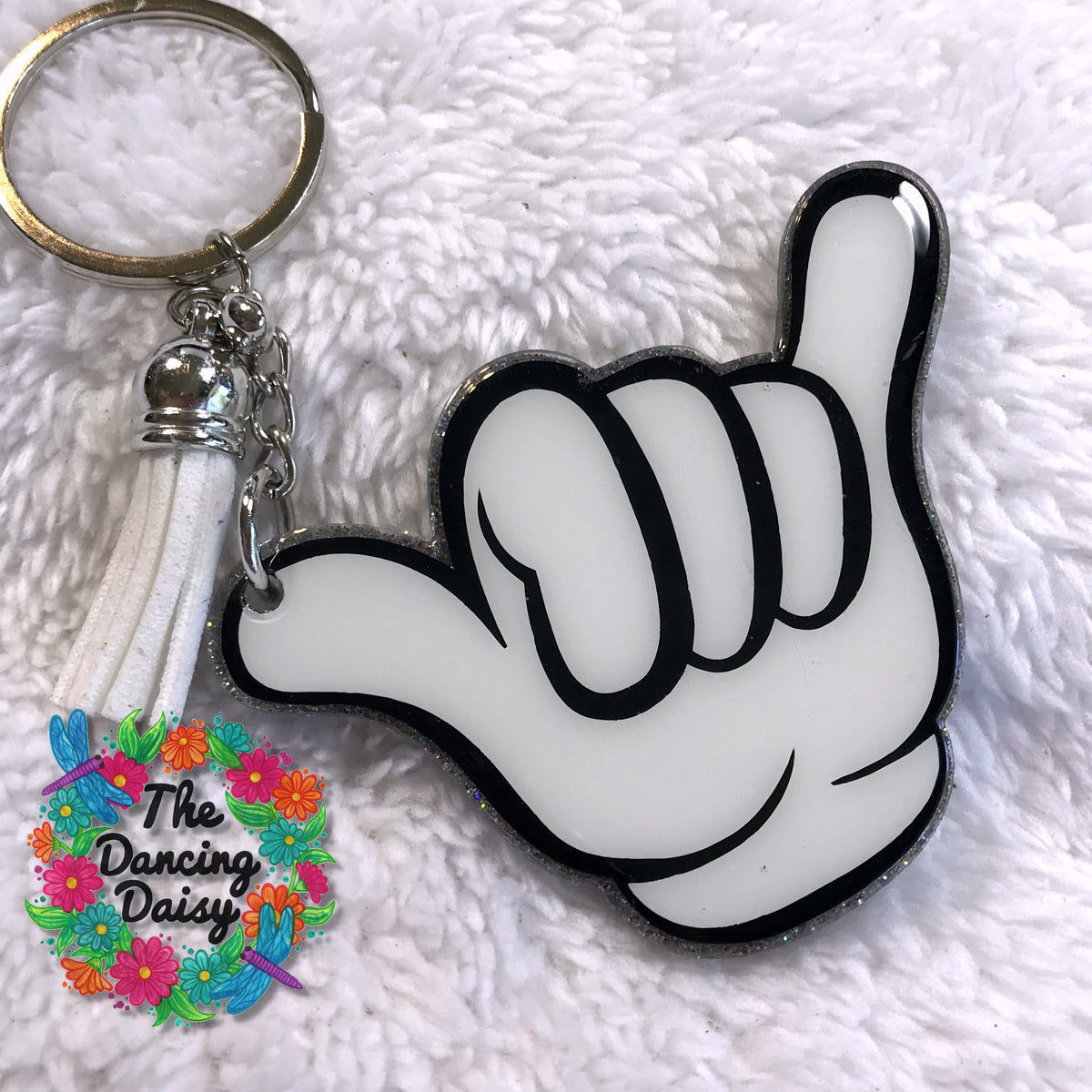 Mahalo Hand Sign Acrylic Key Chain Blank – Moxie Vinyls