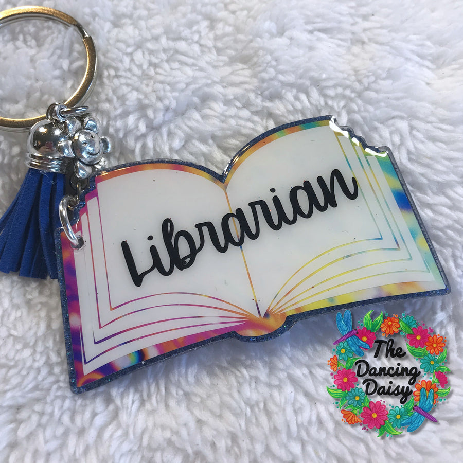 Open Book Acrylic Blanks for Key Chains and Badge Reels – Moxie Vinyls