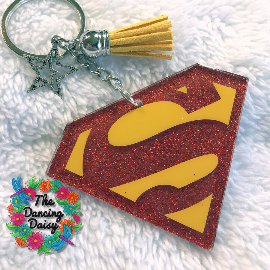 Superhero Badge Acrylic Blank