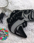 Bass Fish Acrylic Blank