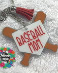 Baseball Home Plate Bats Acrylic Blank