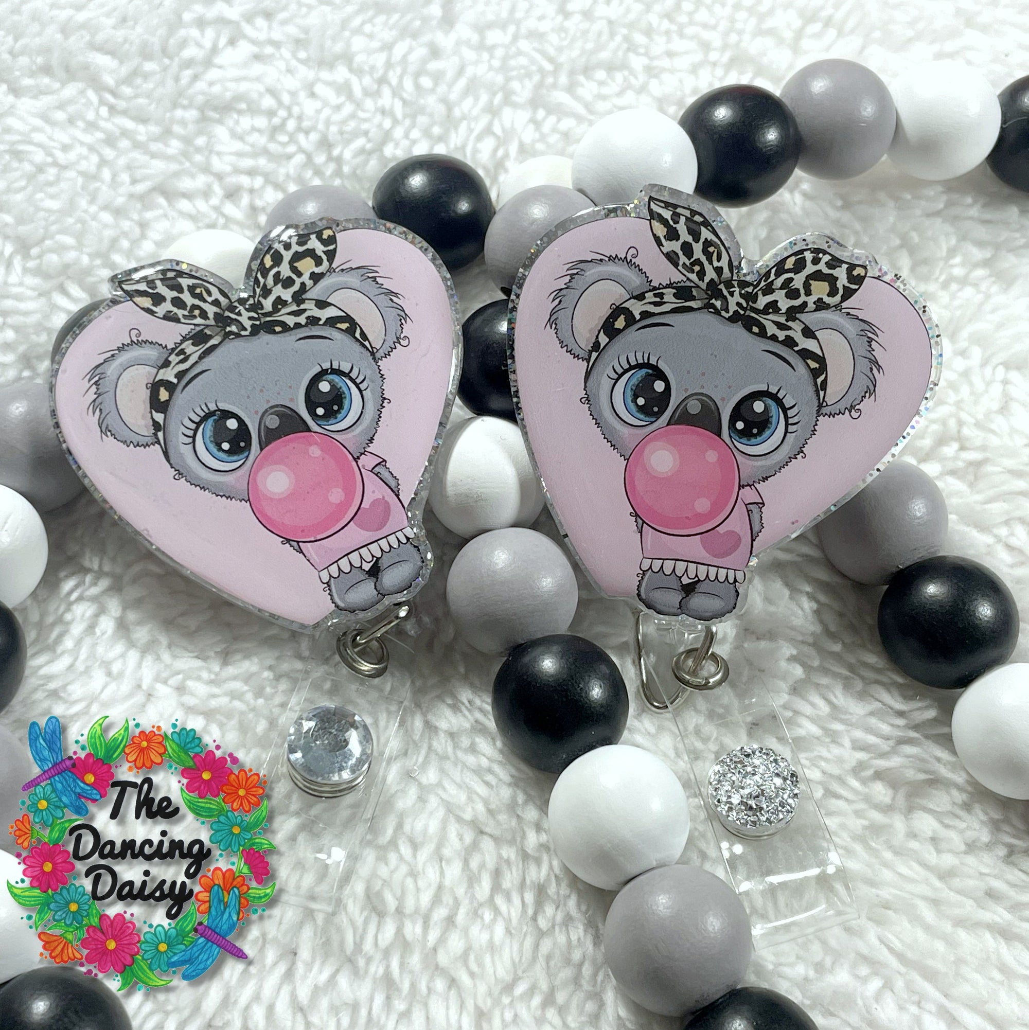 Bubblegum Koala Decal &amp; Acrylic Blank COMBO