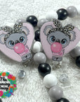 Bubblegum Koala Decal & Acrylic Blank COMBO