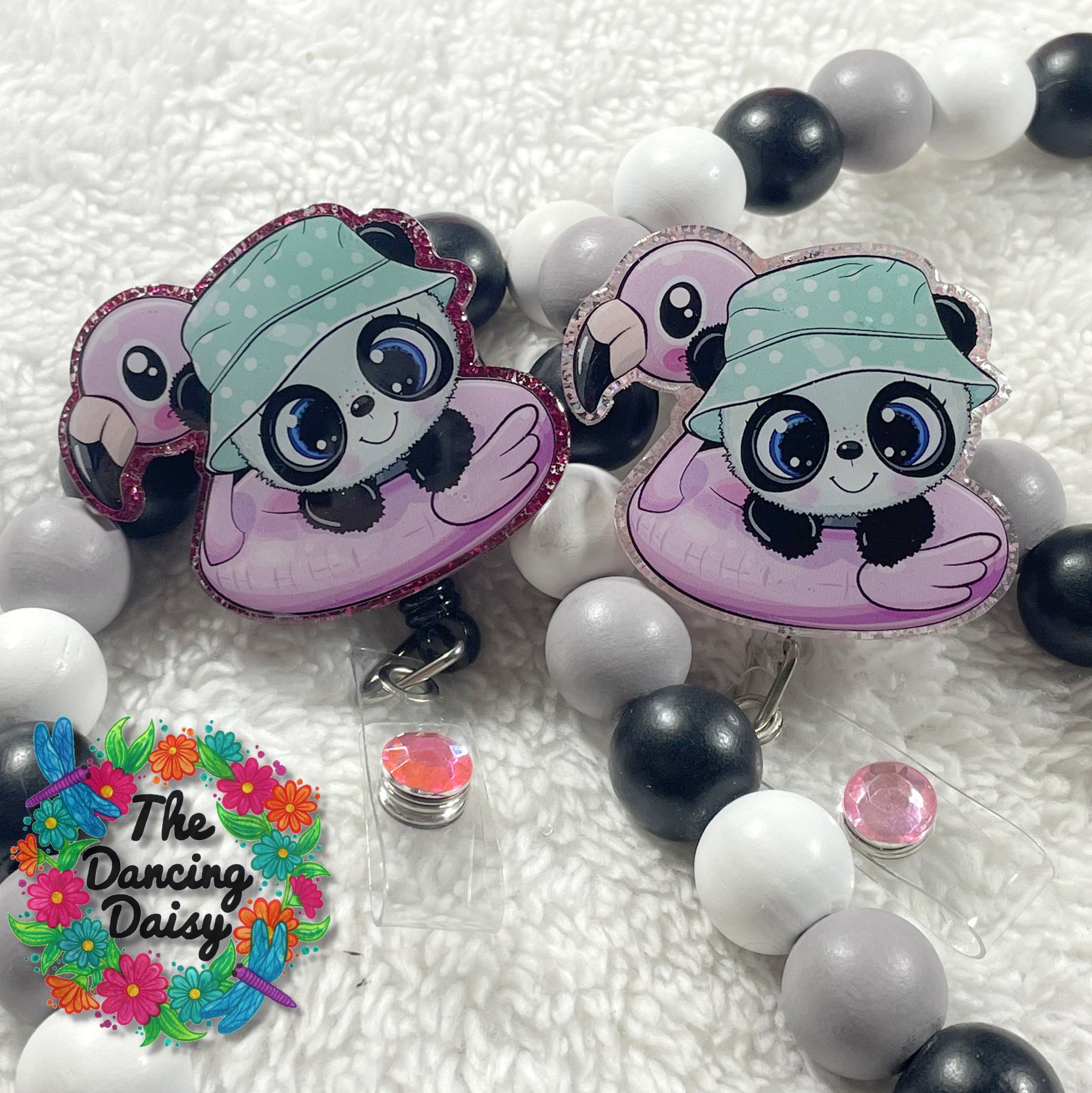 Summer Panda Decal &amp; Acrylic Blank COMBO