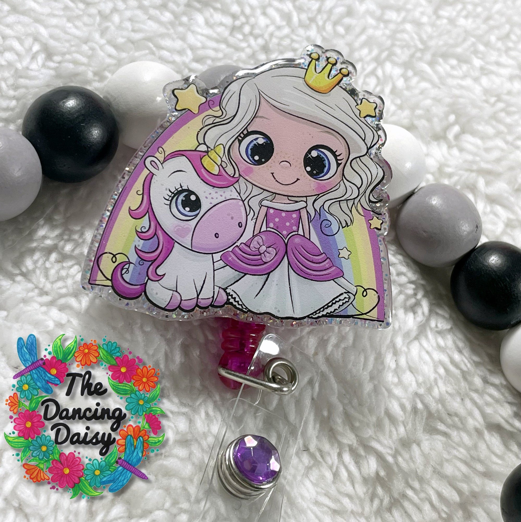 Princess Unicorn Decal &amp; Acrylic Blank COMBO