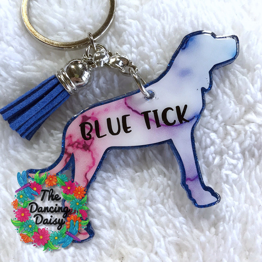 Blue Tick Hound Acrylic Blank