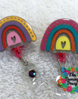 Boho Rainbow Acrylic Blank