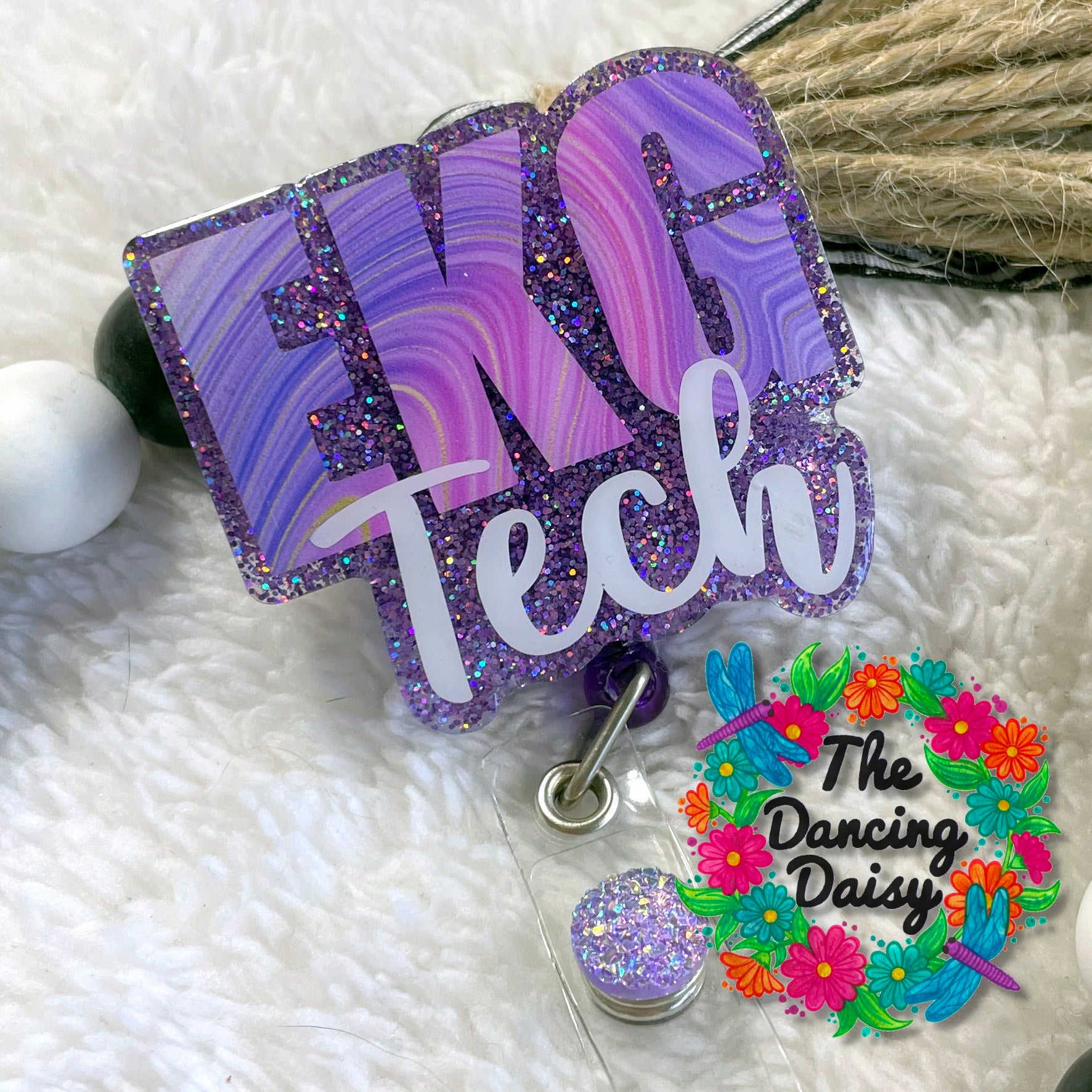EKG Tech Badge Reel Blank