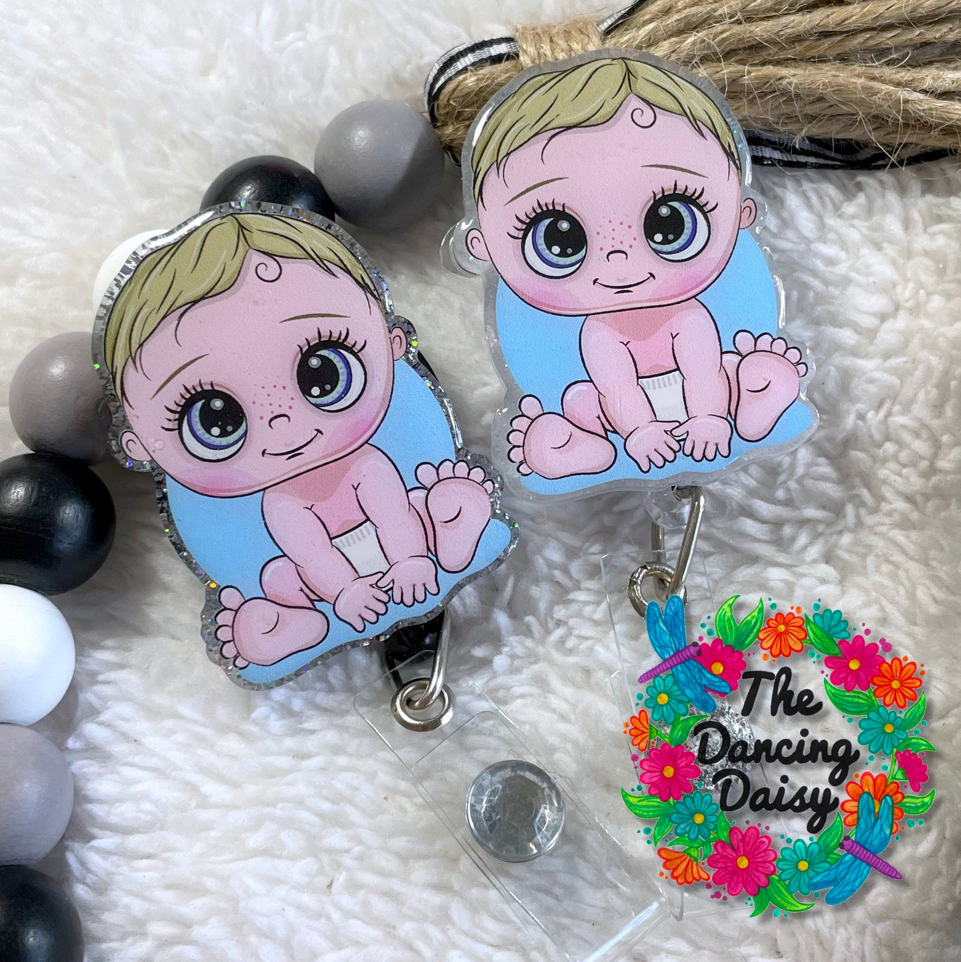 Baby Boy Decal &amp; Acrylic Blank COMBO