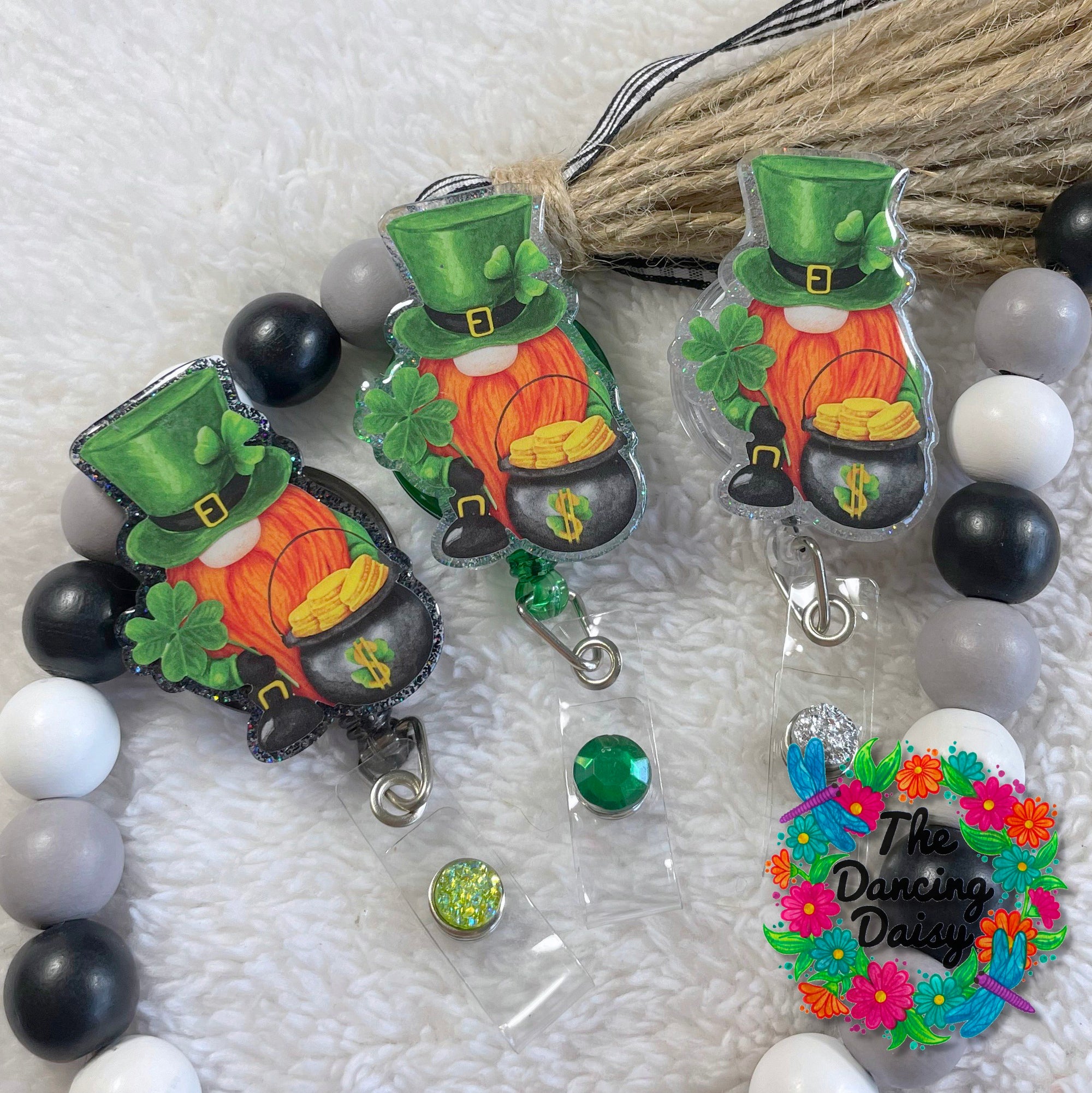 St Patricks Gnome Decal &amp; Acrylic Blank COMBO