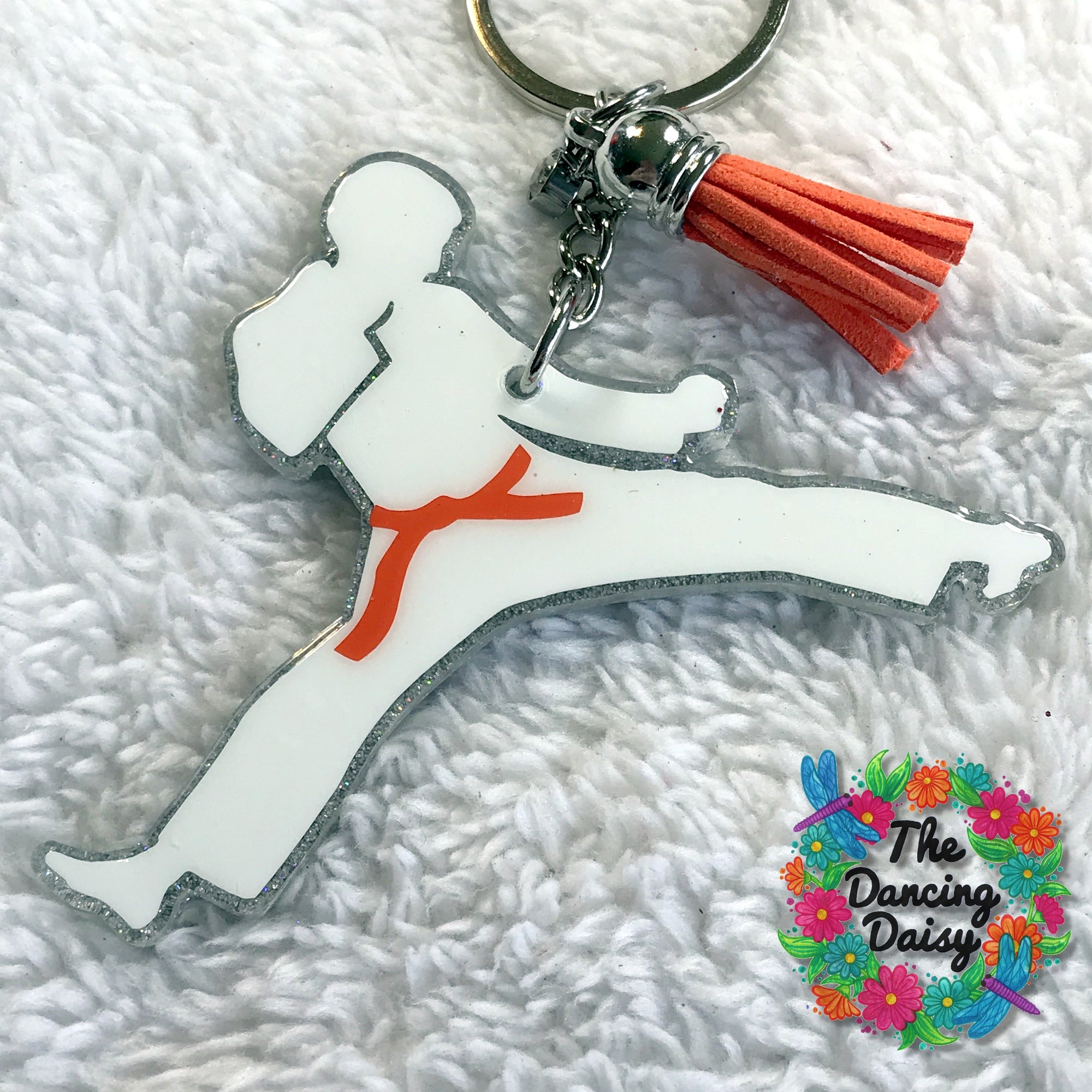 Male Karate Kick Acrylic Blank