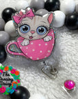 Kitten Coffee Cup Decal & Acrylic Blank COMBO