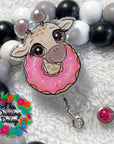 Giraffe Donut Decal & Acrylic Blank COMBO