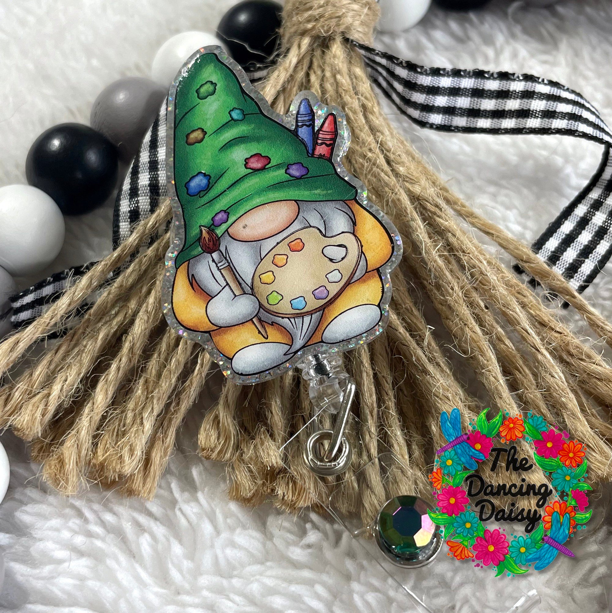 Artist Gnome Decal &amp; Acrylic Blank COMBO