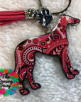 Whippet Dog Acrylic Blank
