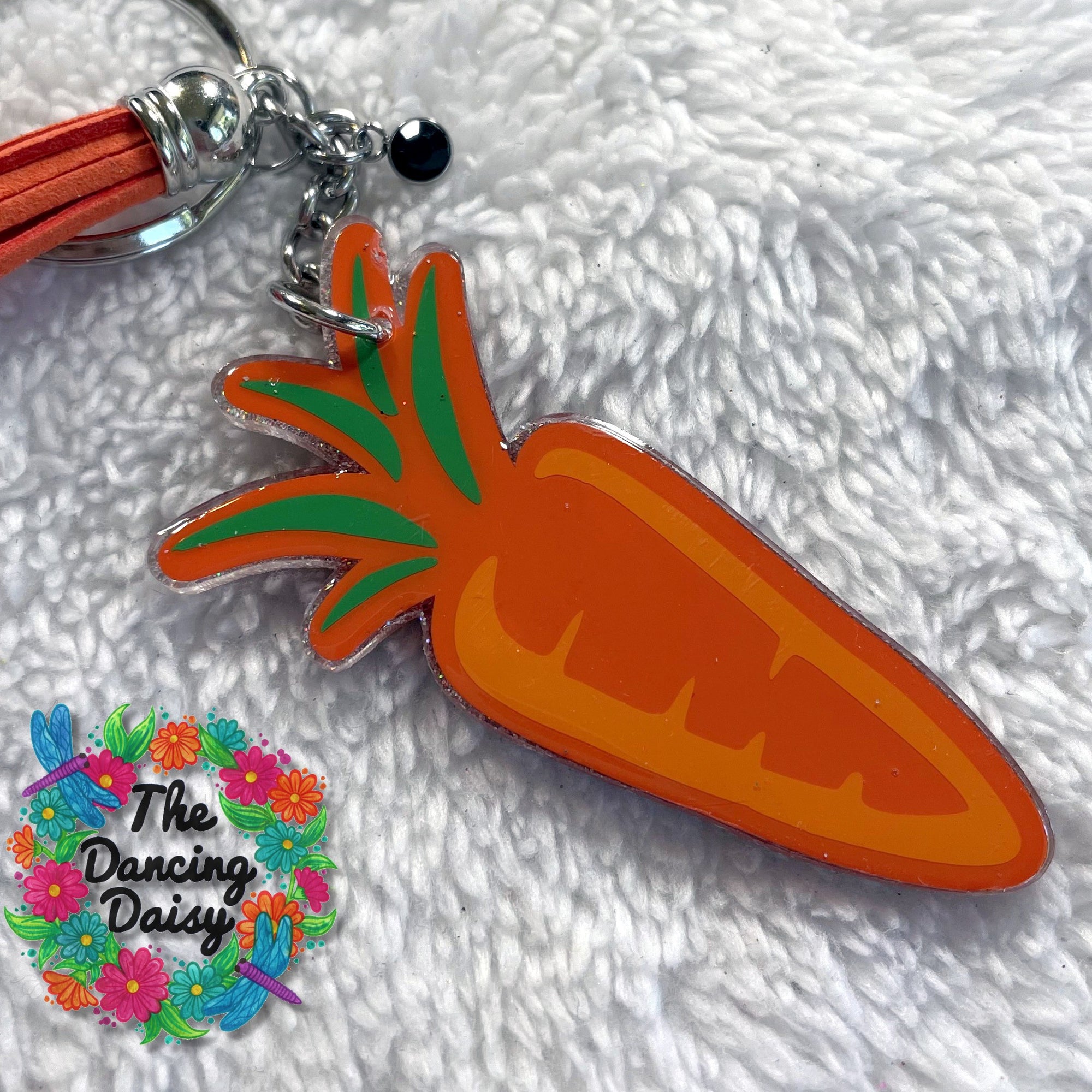 Carrot Acrylic Keychain Blanks