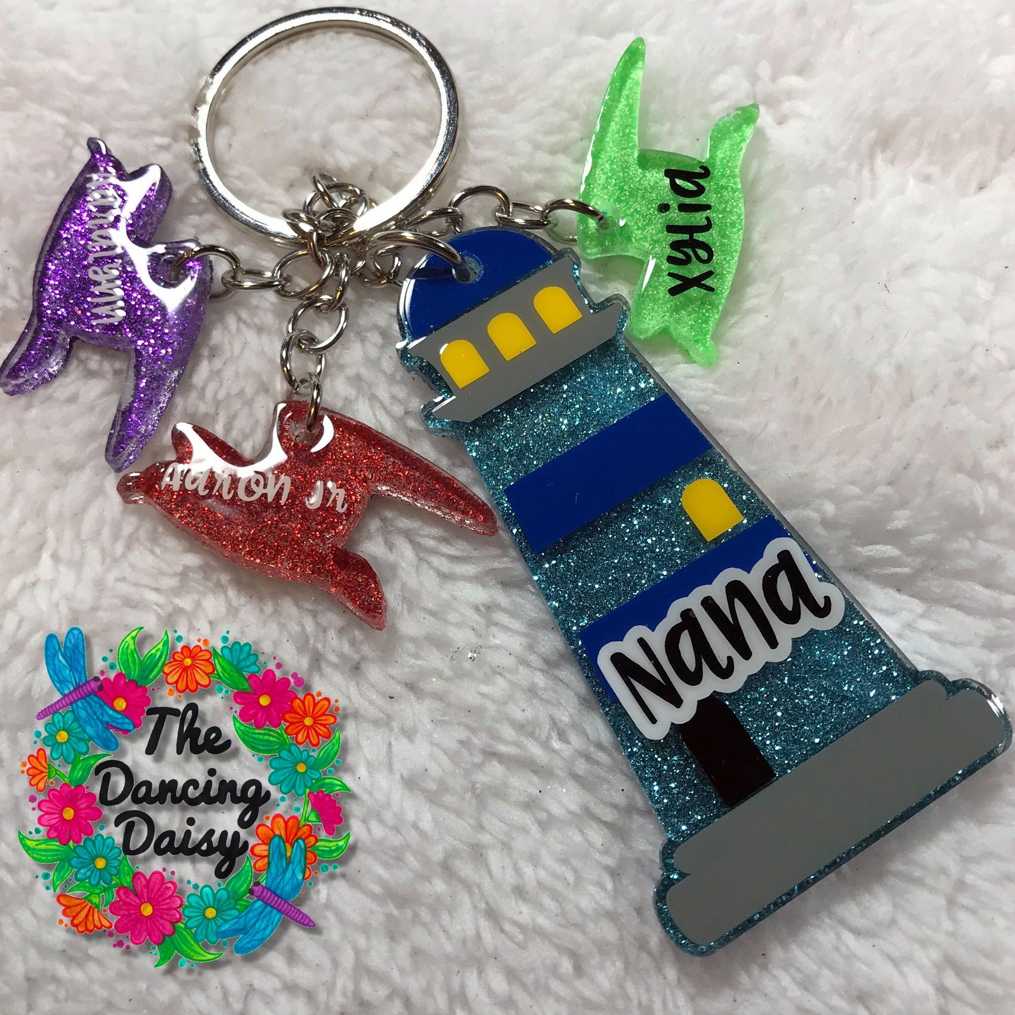 Lighthouse Acrylic Key Chain crafts blanks