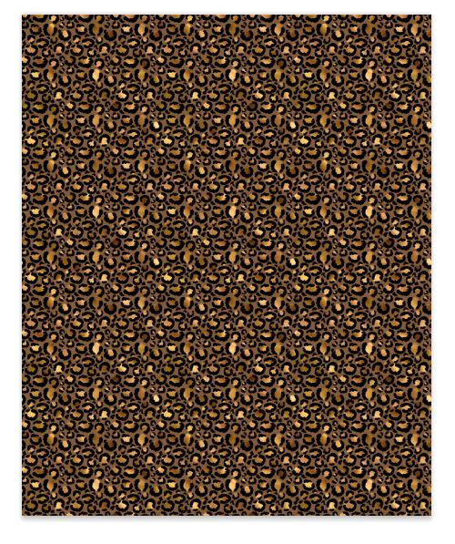Leopard Brown 2 Faux Leather