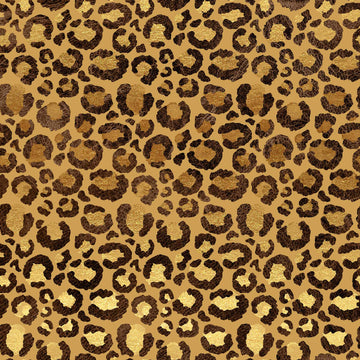 Golden Leopard Skin Adhesive Vinyl